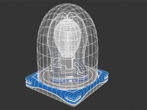 sci-fi eco lamp 01 3D Model