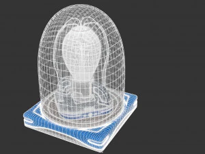 sci-fi eco lamp 01 3D Model