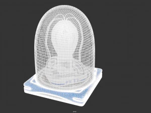 sci-fi eco lamp 01 3D Model