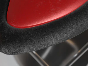 modern black red chair 3D Model