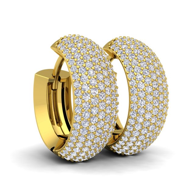 fancy earring for vintage woman 3Dモデル .c4d .max .obj .3ds .fbx .stl .blend 