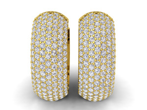 fancy earring for vintage woman 3Dモデル