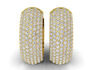 fancy earring for vintage woman 3D Model