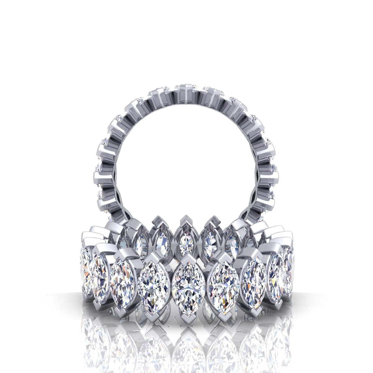 fancy diamond ring 3D Model .c4d .max .obj .3ds .fbx .stl .blend 