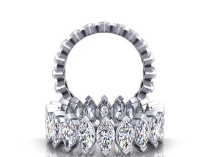 fancy diamond ring 3D Model