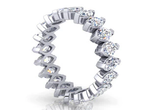 fancy diamond ring 3D Model