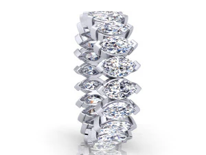 fancy diamond ring 3D Model