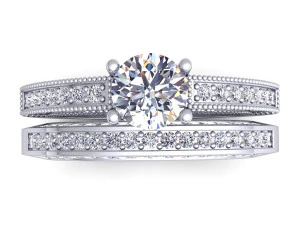 couple wedding diamond set 3D Model