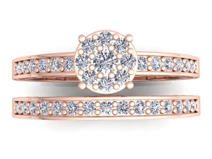 wedding fancy diamond ring 3D Model