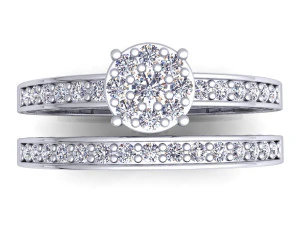wedding fancy diamond ring 3D Model