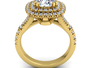 luxury diamond ring 3D Model