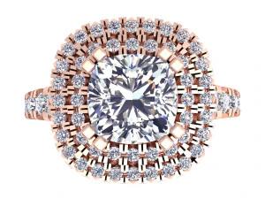 luxury diamond ring 3D Model