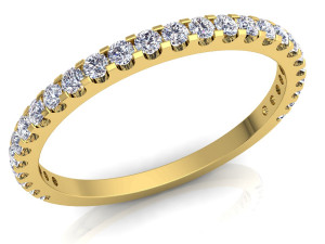 half eternity diamond ring 3Dモデル