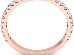 half eternity diamond ring 3D Модель