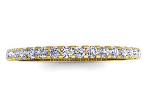 half eternity diamond ring 3D Модель
