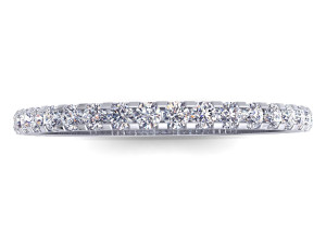 half eternity diamond ring 3D Модель