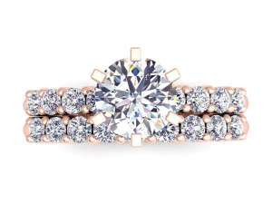 fancy wedding set ring 3D Model