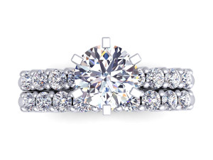 fancy wedding set ring 3Dモデル