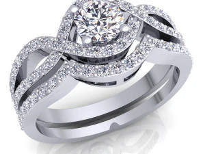 멋진 웨딩 세트 3D 모델