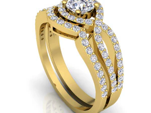 멋진 웨딩 세트 3D 모델