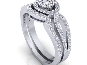 멋진 웨딩 세트 3D 모델