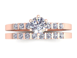 fancy wedding set diamond Modèle 3D