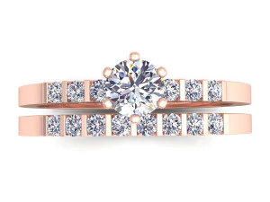 fancy wedding set diamond 3D Model