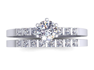 fancy wedding set diamond Modèle 3D