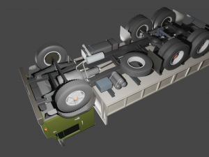 kamaz 53212 3D Model