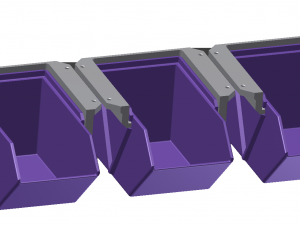 storage box suspended 3D Model