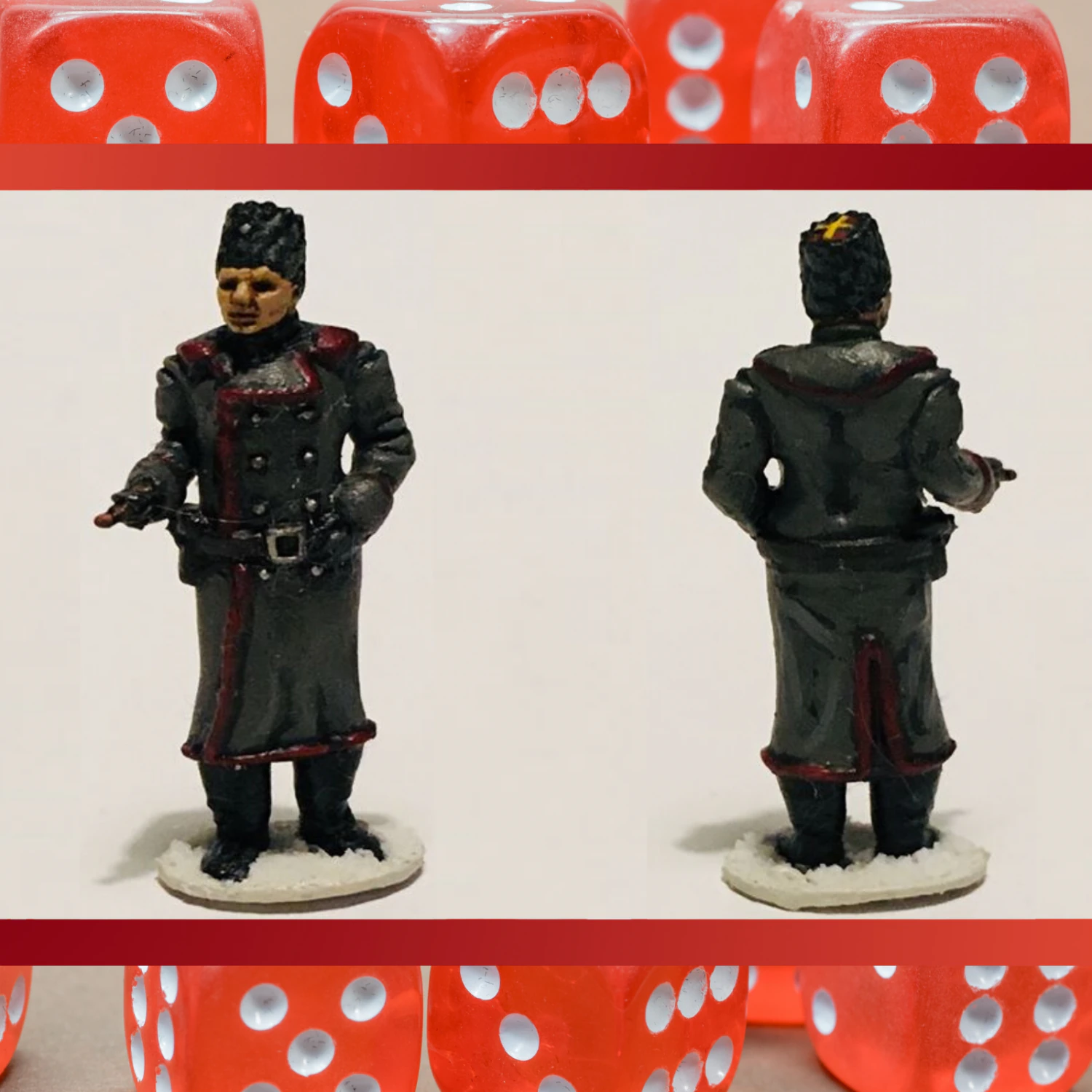 General de inverno russo sovi&eacute;tico de 28 mm Modelo de Impressão 3D .c4d .max .obj .3ds .fbx .stl .blend 