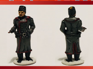 28mm soviet russian winter general 3D Print Model