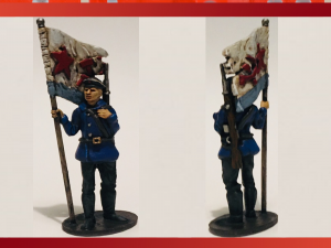 28mm soviet russian naval brigade standard bearer 3D Принт Модель