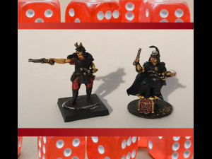 28mm samurai wokou captains 3D Print Model