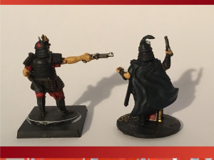 28mm samurai wokou captains 3D Print Model