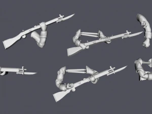 28mm ija imperial japanese army paratropers squad ww2 multi pose 3d print model 3D Print Model