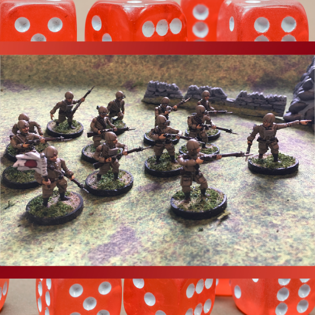 28mm ija imperial japanese army paratropers squad ww2 multi pose 3d print model 3D Baskı Modeli .c4d .max .obj .3ds .fbx .stl .blend 