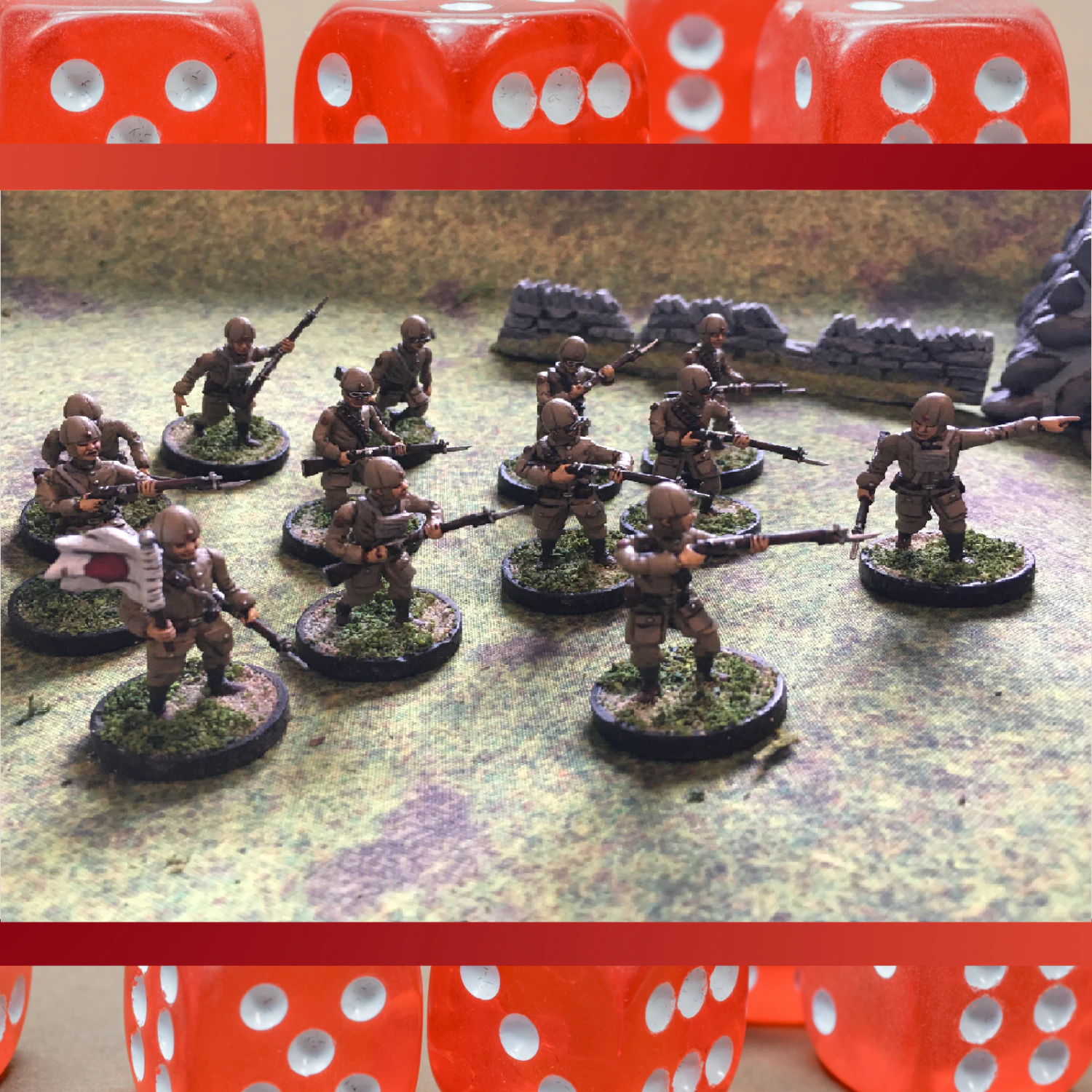 28mm ija imperial japanese army paratropers squad ww2 multi pose 3d print model 3D Print Model .c4d .max .obj .3ds .fbx .stl .blend 