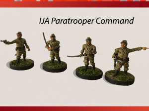 28mm ija imperial japanese army paratrooper officers multi pose 3d print model Modèles 3D en vedette