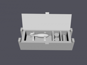 28mm type 99 ija medium mortar 3d print model Modello di stampa 3D
