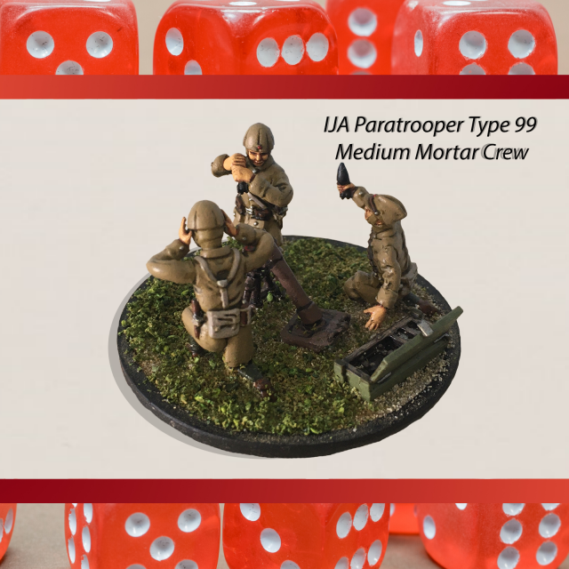 28mm type 99 ija medium mortar 3d print model Modello di stampa 3D .c4d .max .obj .3ds .fbx .stl .blend 