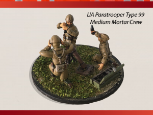 28mm type 99 ija medium mortar 3d print model 3D Print Model