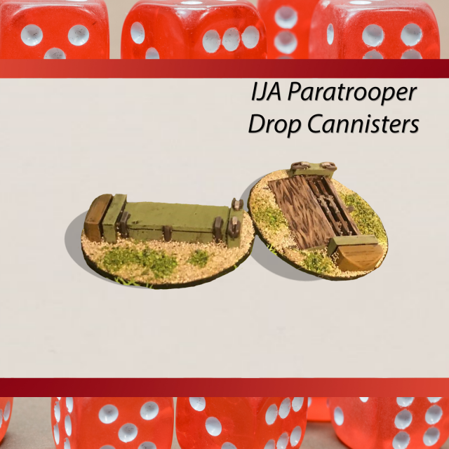 28mm ija paratrooper drop canisters Modello di stampa 3D .c4d .max .obj .3ds .fbx .stl .blend 
