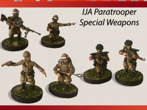 28mm ija paratrooper special teams Modèles 3D en vedette