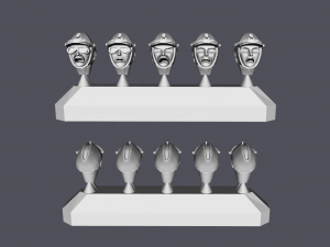 28mm ija paratrooper reinforced platoon bundle 3d print model 3Dプリントモデル
