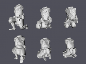 28mm ija paratrooper reinforced platoon bundle 3d print model 3Dプリントモデル