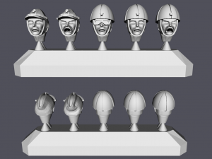28mm ija paratrooper reinforced platoon bundle 3d print model 3Dプリントモデル