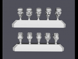 28mm basic american civil war infantry 3d print model 3D Print Model