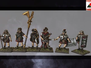 Modelo de impress&atilde;o 3D de legion&aacute;rios romanos de 28 mm ei Modelo de Impressão 3D