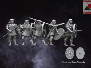 Modelo de impress&atilde;o 3D de infantaria auxiliar romana de 28 mm Modelo de Impressão 3D